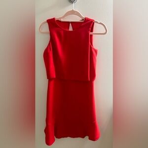 Banana Republic Red Shift Dress